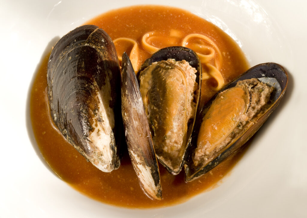 Moules farcies à la sétoise